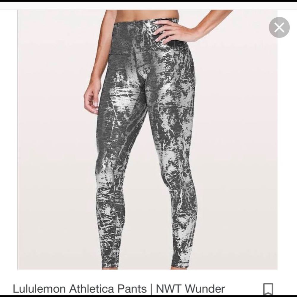 Lulu Lemon NWT High Rise Wunder Under Sz. 4 - Picture 1 of 3